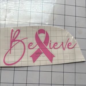 Cricut Pink 'Believe' Transfer Tape